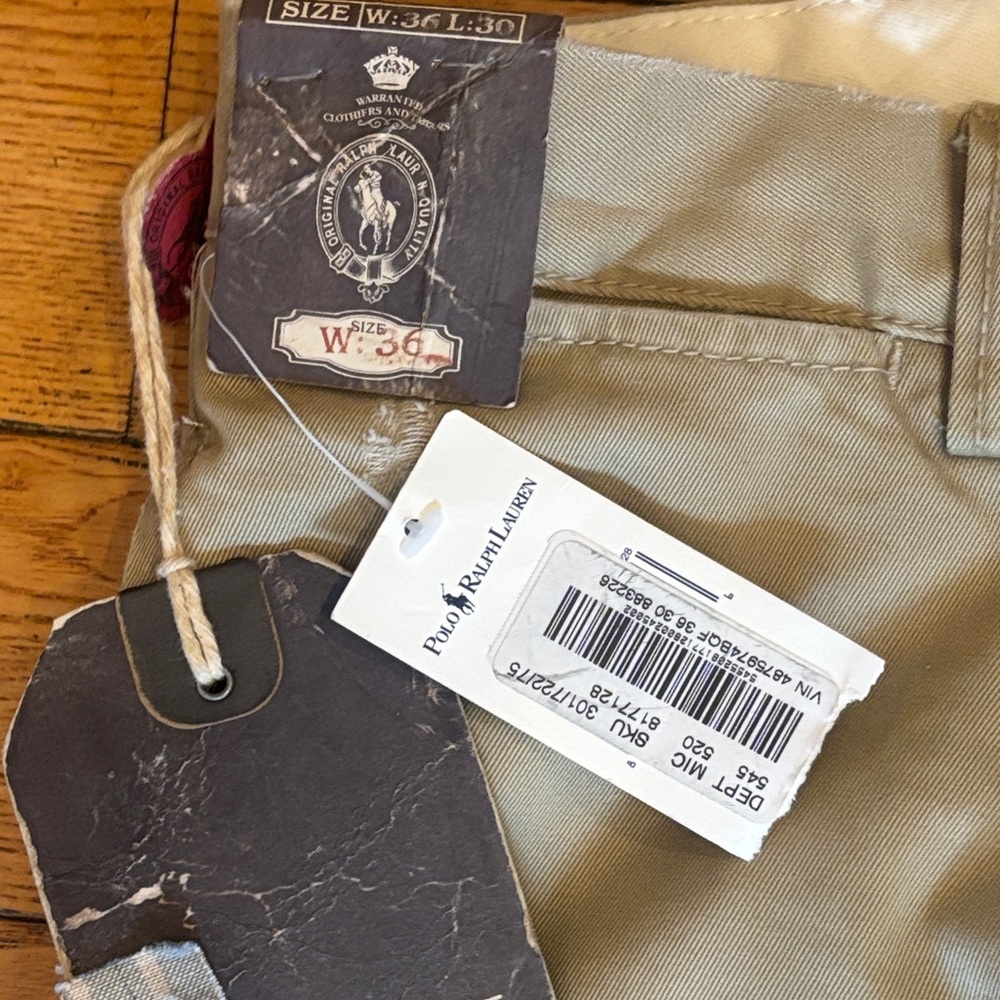 Polo by Ralph Lauren Chino Pants NWT 36x30 - Picture 7 of 15
